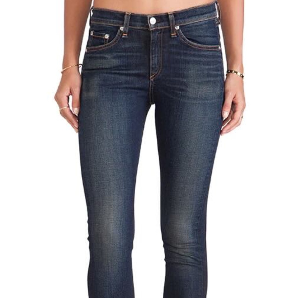 Rag&Bone women’s high rise skinny jeans color Chaucer size 27 NWT